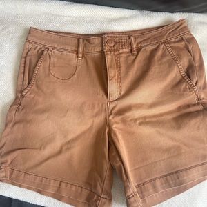 Anthropologie Relaxed Chino Shorts
